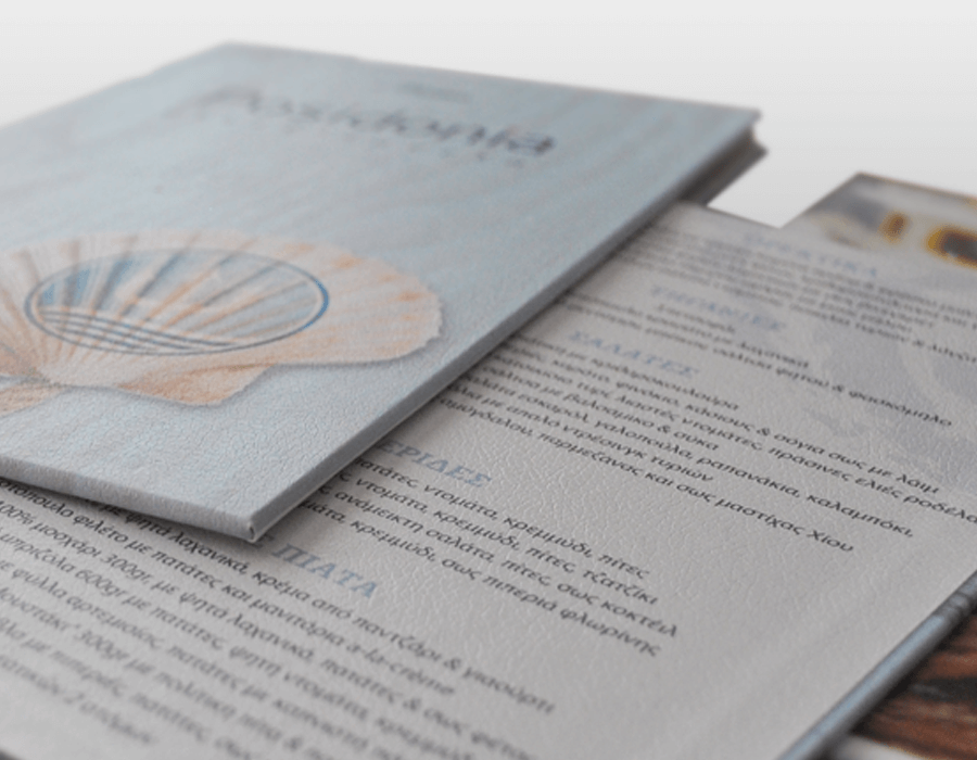 Design and Print Menus for Hotels Cafes and Restaurants