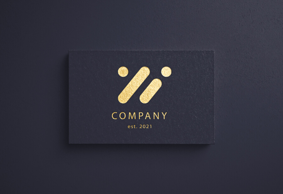 Printing of Business Cards with Gold Printing