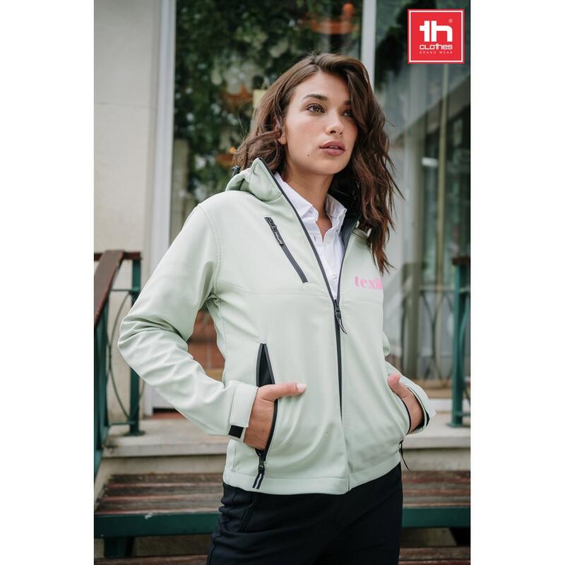 THC ZAGREB WOMEN. Γυναικείο σακάκι softshell με ζώνη