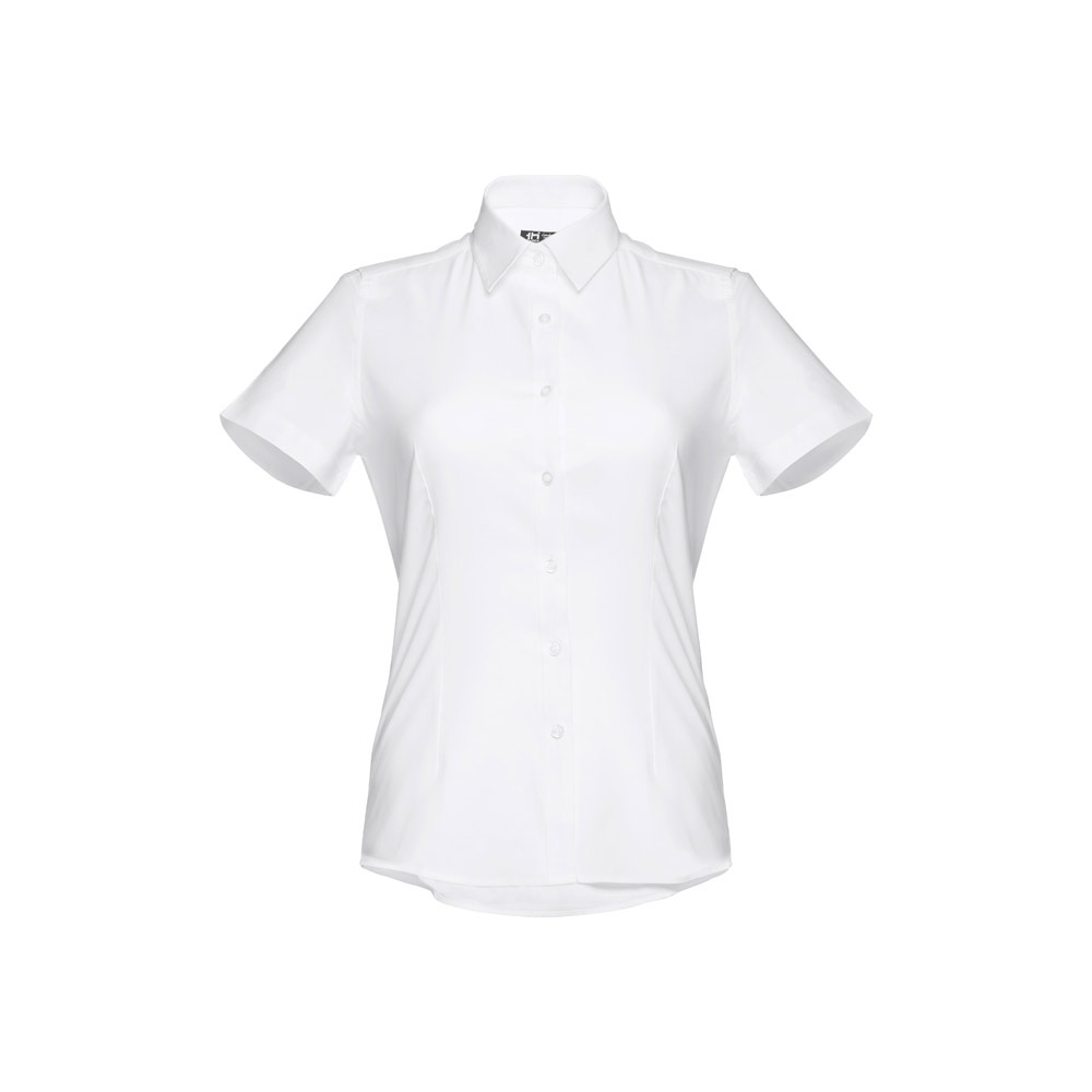 THC LONDON WOMEN WH. Μακρυμάνικο πουκάμισο oxford για γυναίκες. άσπρο χρώμα