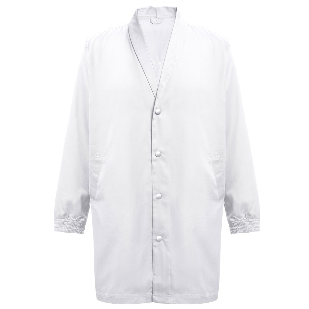 THC MINSK WH. Ρούχα εργασίας από βαμβάκι και πολυεστέρα. άσπρο χρώμα