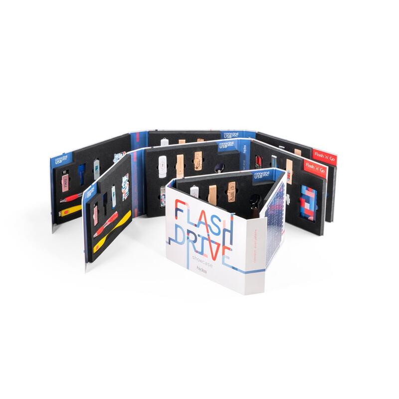 FLASH DRIVE SHOWCASE. Κασετίνα με εκτυπωμένα USB