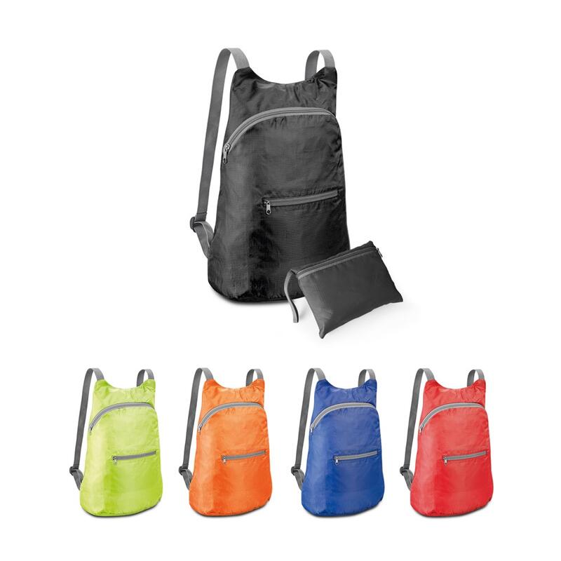 BARCELONA. 210D ripstop polyester foldable backpack