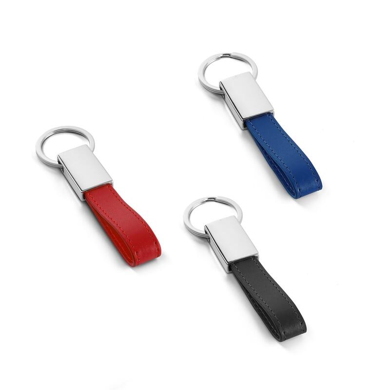 WATOH. Στρογγυλό μπρελόκ από μέταλλο και PU