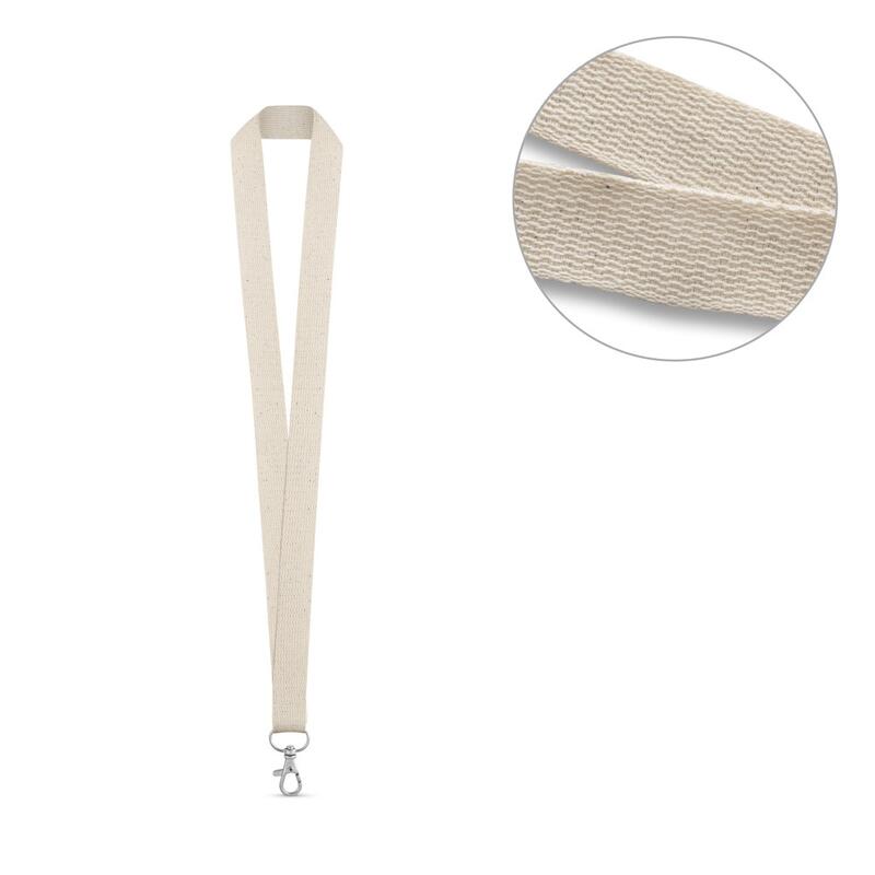 HEATHROW. Lanyard από 100% βαμβάκι