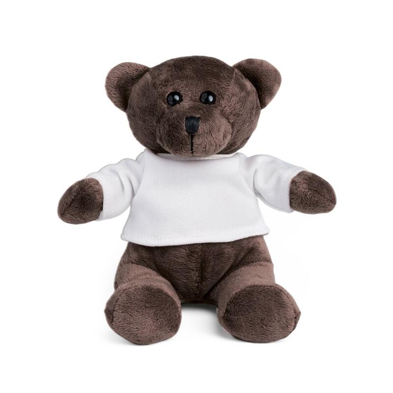 GRIZZLY. Teddy bear plush toy with t-shirt on