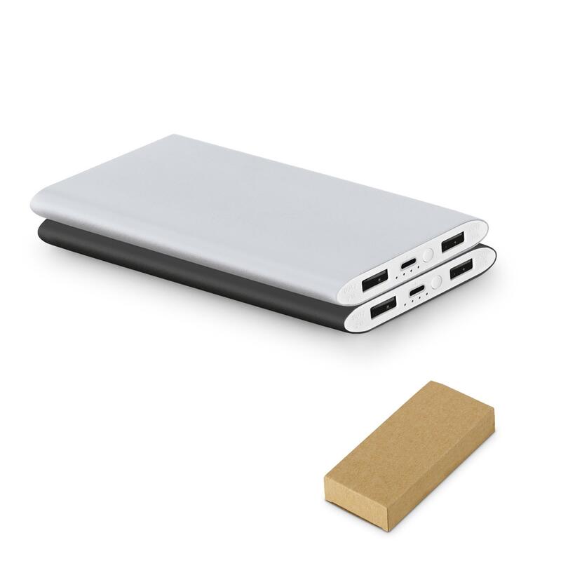 NOBEL. Power bank 7'200 mAh από ανακυκλωμένο αλουμίνιο (100% rAL)