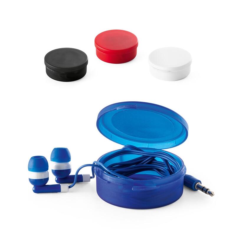 GERMAIN. Earphones with 1'2 metre ABS cable