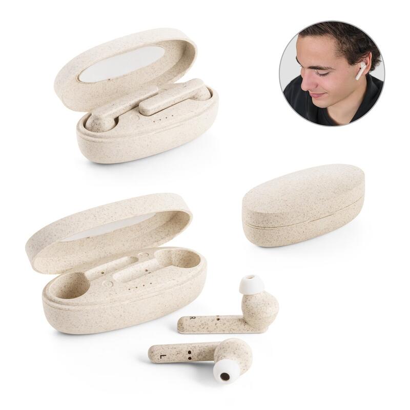 FOURIER. Ασύρματα ακουστικά με μπαταρία διάρκειας 3 ωρών από ίνες σίτου και PP