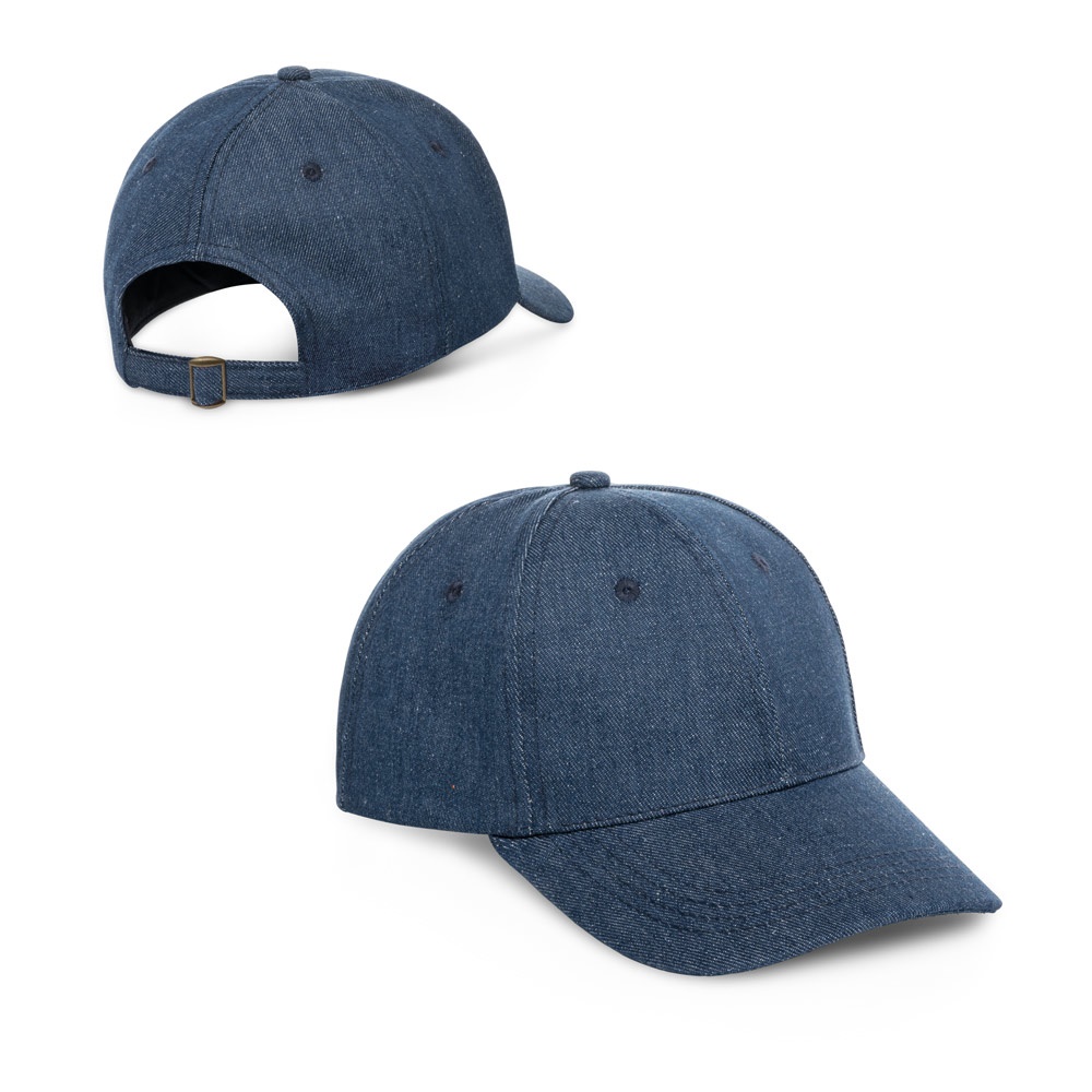 PHOEBE. Denim, cotton and polyester cap