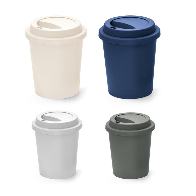 TONALI 350. Μονό τοιχωτό ποτήρι ταξιδίου PP