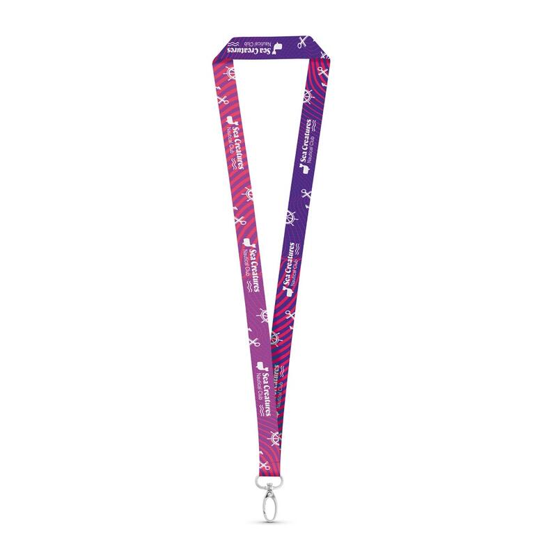 MANILA. Sublimation Lanyards-Πολυεστέρα με καραμπίνερ