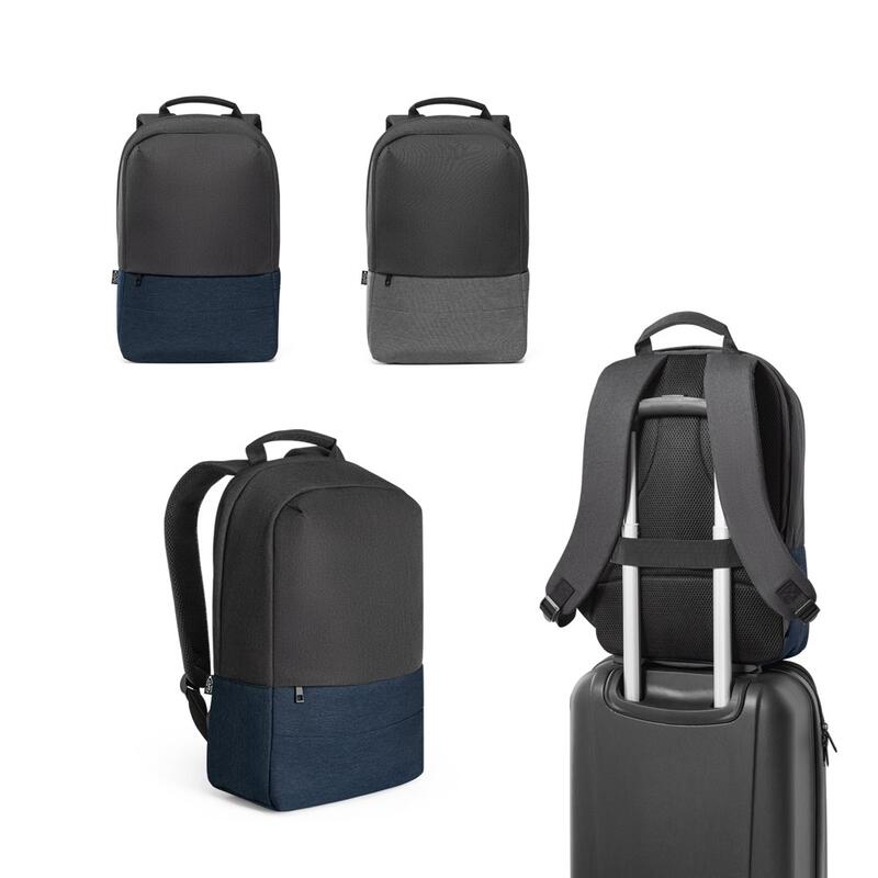 GENOA BPACK. Αντικλεπτικό σακίδιο πλάτης από ανακυκλωμένο πολυεστέρα υψηλής πυκνότητας 600D