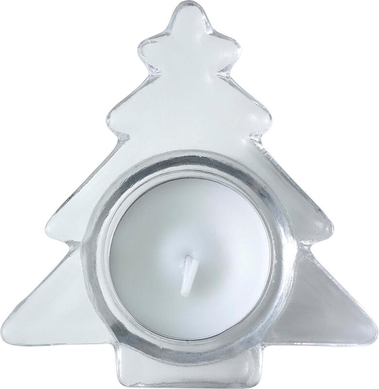 Tea light holder Casey | Glass | Christmas tree