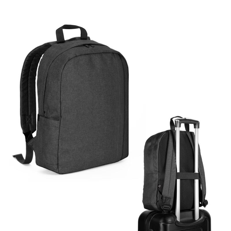 GIJON. Laptop backpack in 600D recycled high-density polyester and 210D recycled polyester lining