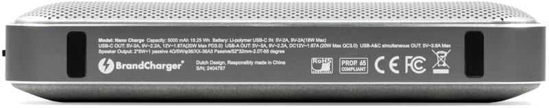 BrandCharger Nano Charge wireless speaker