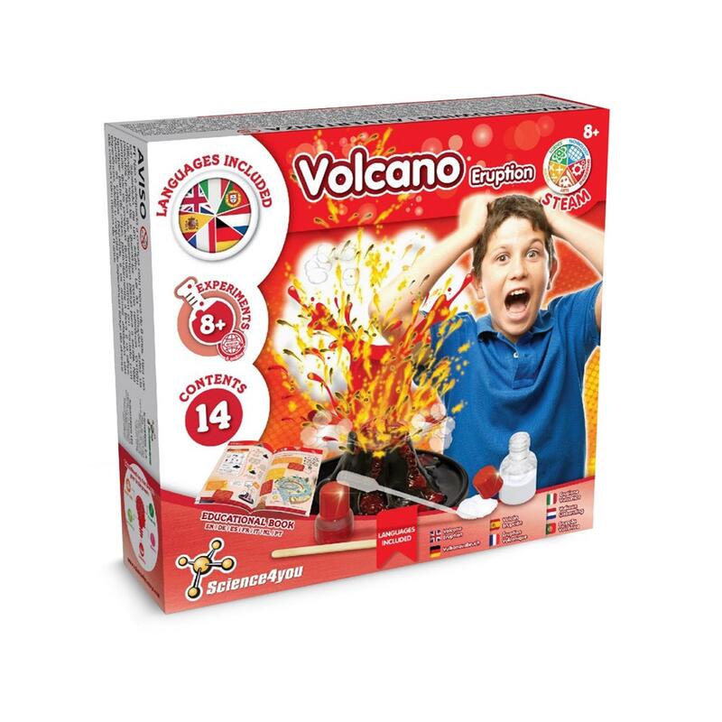 VOLCANIC ERUPTION GAME. Educational game for children